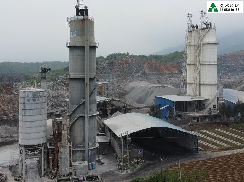 日產(chǎn)800噸石灰窯安裝運(yùn)行